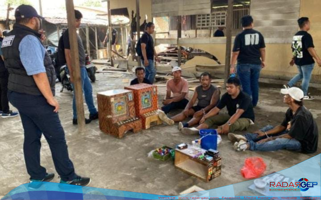 Polrestabe Medan Gerebek Sarang Narkoba di Jerman 15, Lima Orang Ditangkap Polisi
